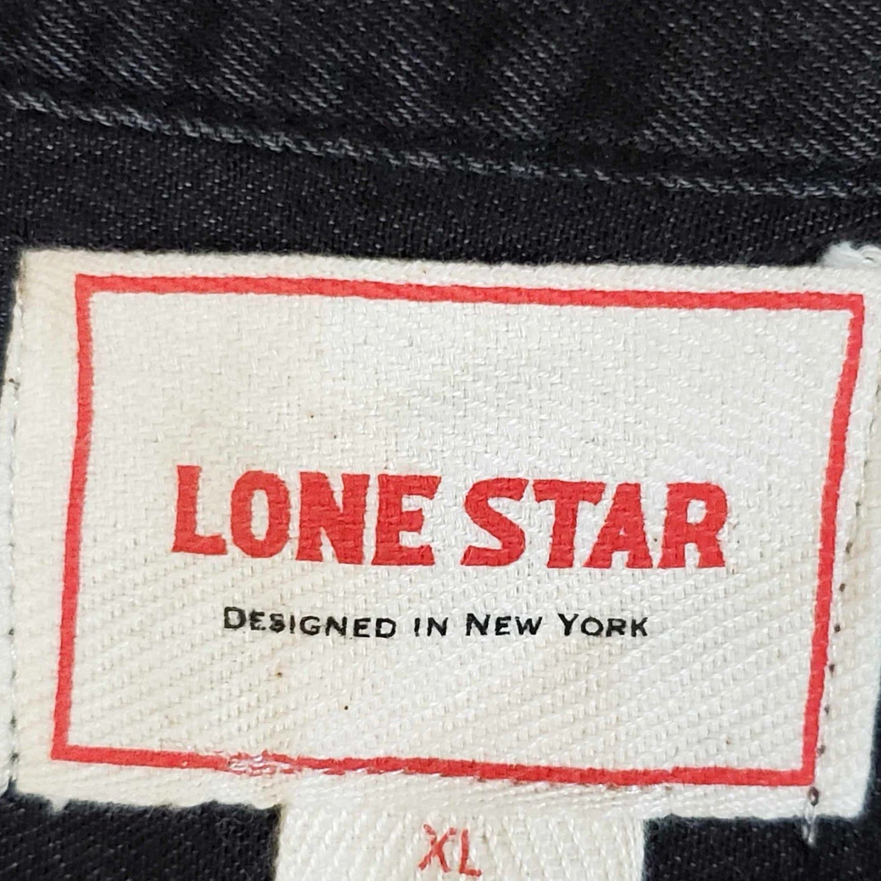 Denime Lonestar Jacket Womens XL Black Denim Trucker Western Casual Cowgirl Farm Size M / US 6-8 / IT 42-44 - 3 Thumbnail