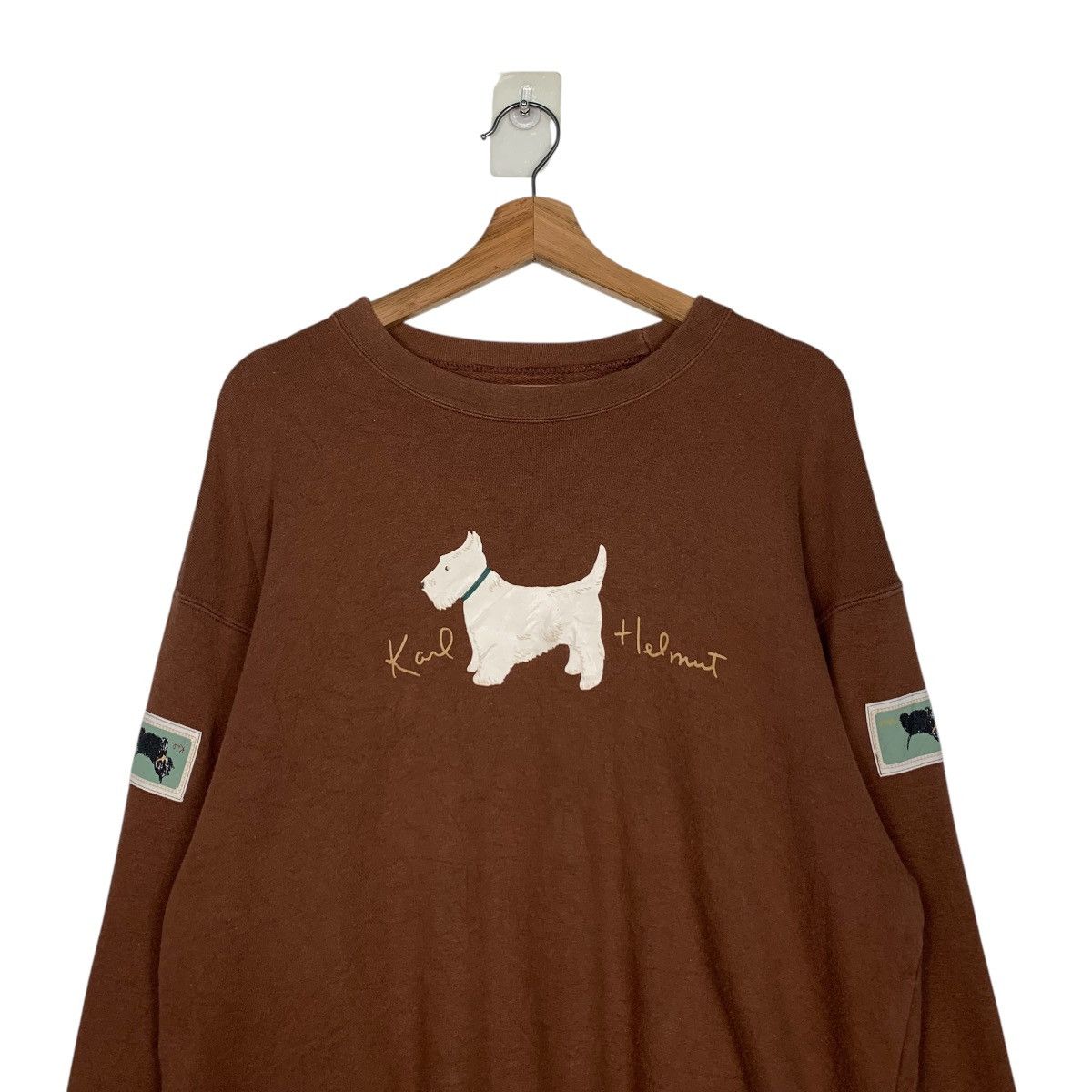 Karl Helmut KARL HELMUT Puppies Logo Crewneck Sweatshirts #1908-C83 Size US M / EU 48-50 / 2 - 2 Thumbnail