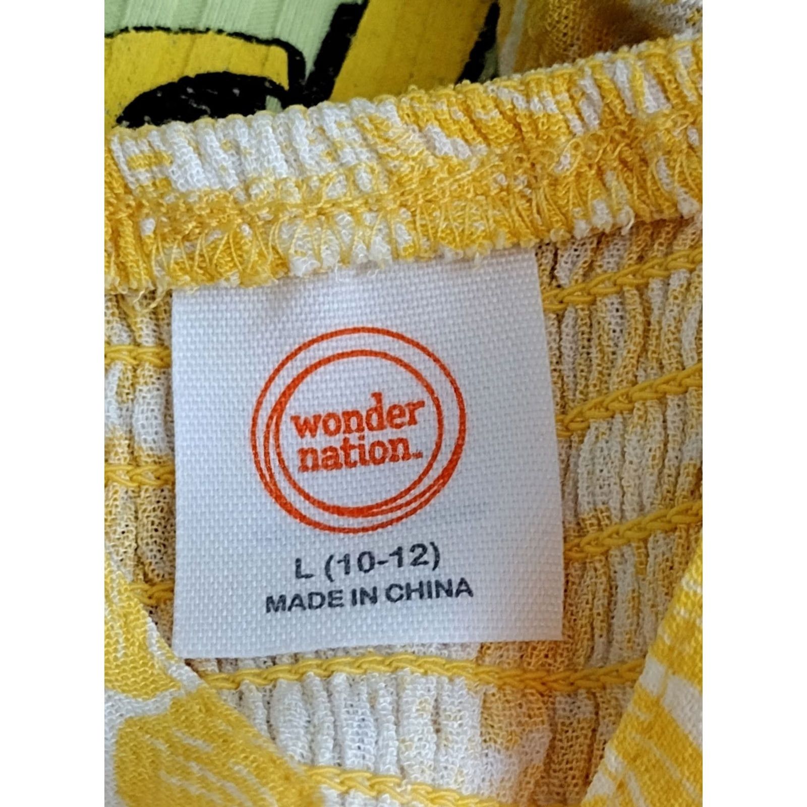 Vintage Wonder Nation Women's Knot Tie Tank Flower Cropped L 10-12 Yellow Camisole Sleeveless Vintage No N/A Size L / US 10 / IT 46 - 5 Thumbnail