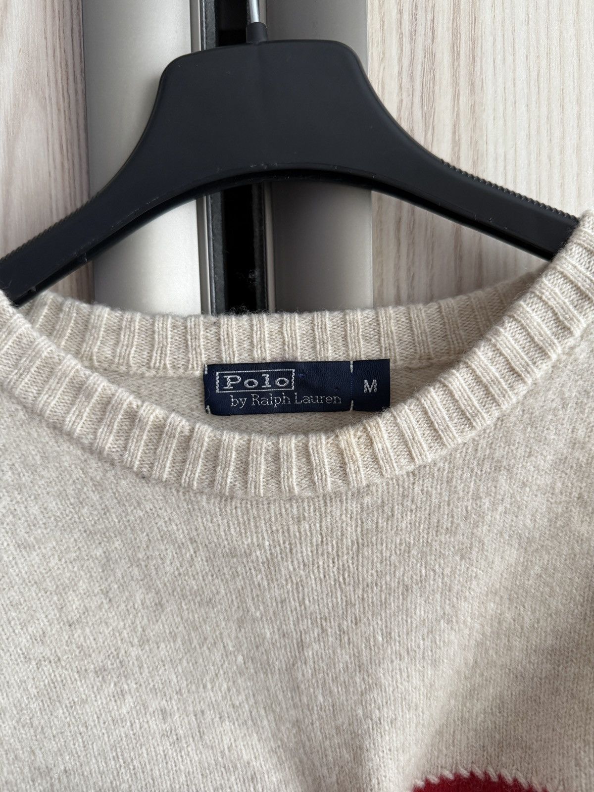 Polo Ralph Lauren Wool Knitwear Sweater flag logo US usa vintage rare Size S / US 4 / IT 40 - 3 Thumbnail