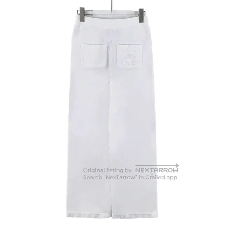 Chanel Chanel White Cotton Casual Pants for Women . Size 23" - 2 Thumbnail