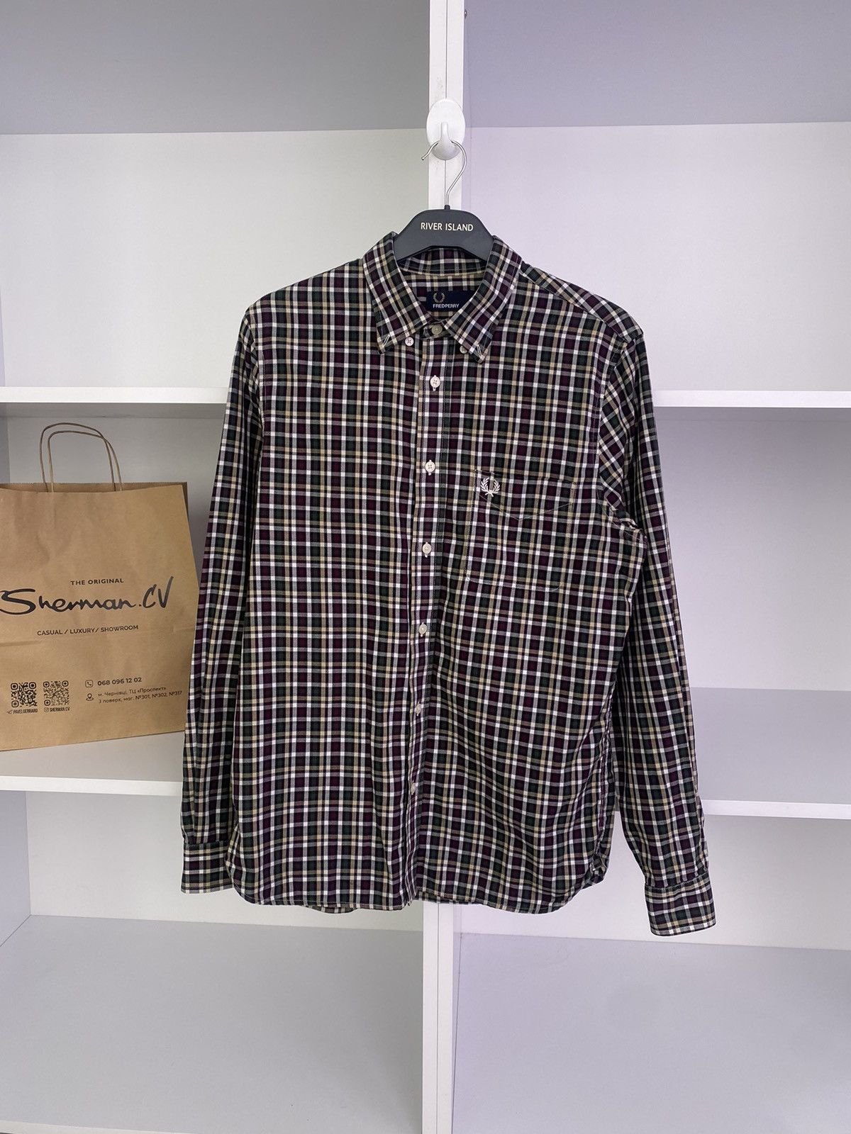 Fred Perry × Vintage Vintage Fred Perry Casual Button Up Shirt Size US M / EU 48-50 / 2 - 1 Thumbnail