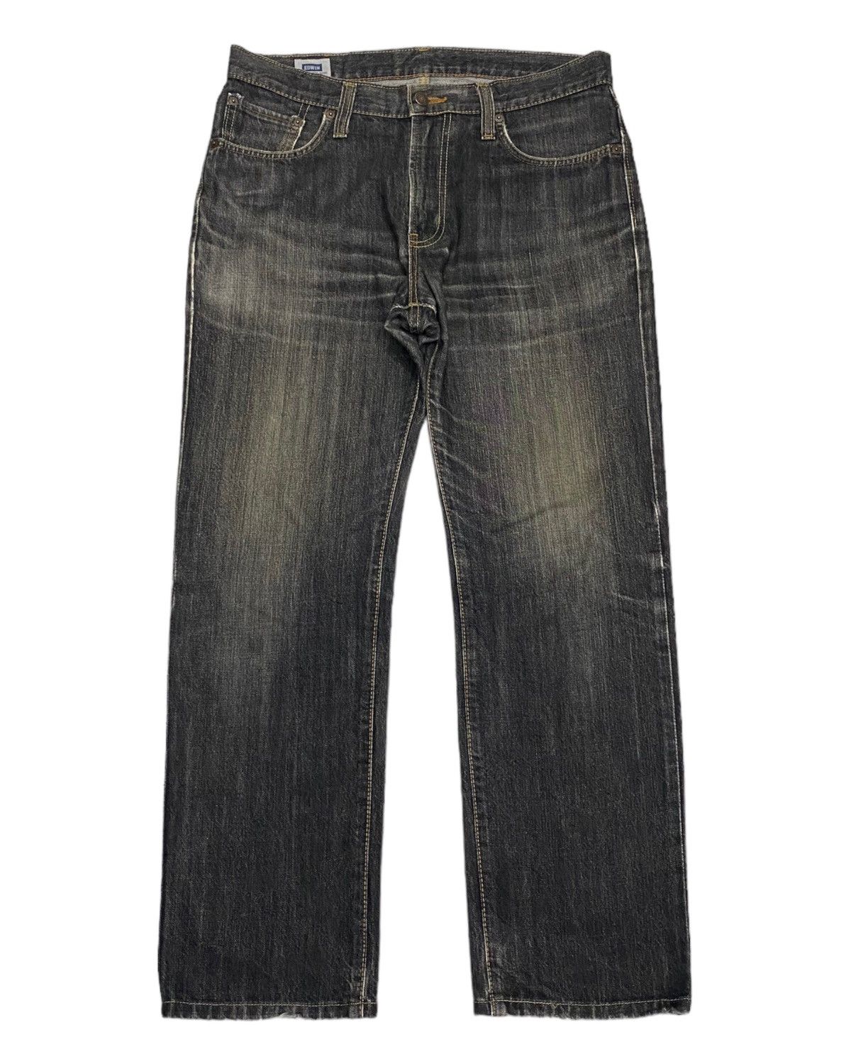 Edwin DISTRESSED DENIM EDWIN NO 403 MADE IN JAPAN DENIM JEANS Size US 33 - 1 Thumbnail