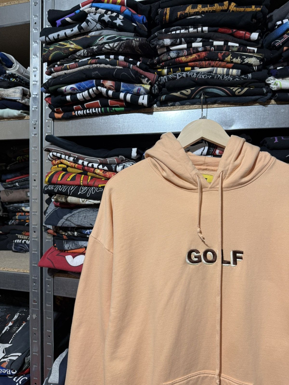 Golf Wang GOLF WANG CONTRAST STITCH LOGO HOODIE - MUSTARD Y2K HYPE Size US XL / EU 56 / 4 - 3 Thumbnail