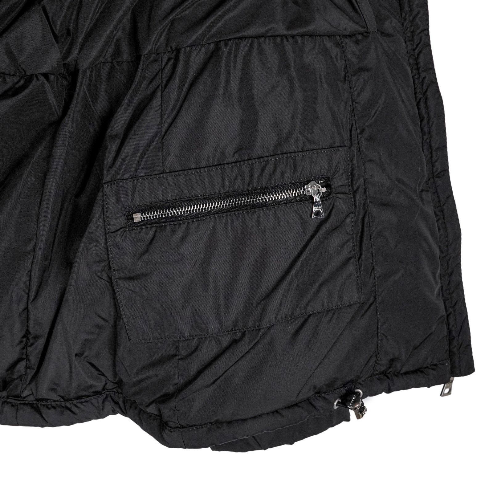 Prada Prada Black Nylon Fox Fur Hooded Womens Down Puffer Jacket Size XS / US 0-2 / IT 36-38 - 10 Thumbnail