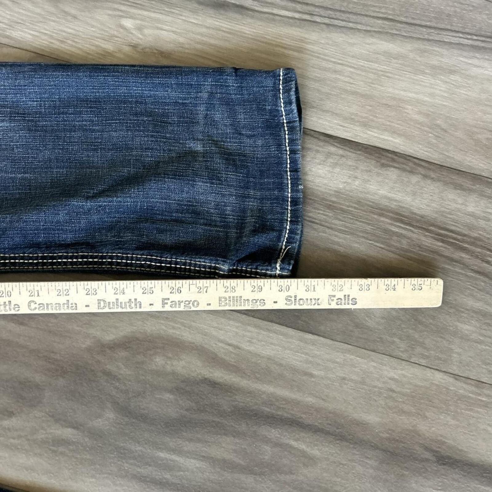 BKE Vintage Y2k Bootcut Baggy Denim Jeans Embroidered BKE 32/30 Size US 32 / EU 48 - 6 Thumbnail