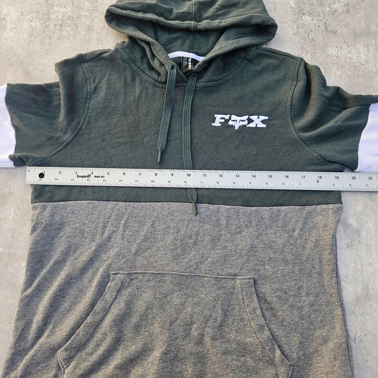 Fox Racing Fox Sports Racing Hoodie Men's Medium Green and Grey Size US M / EU 48-50 / 2 - 5 Thumbnail