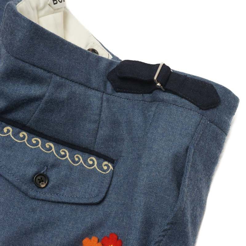 Bode [Final] Dianthus Applique Wool Trousers (80% off retail) Size US 30 / EU 46 - 5 Thumbnail