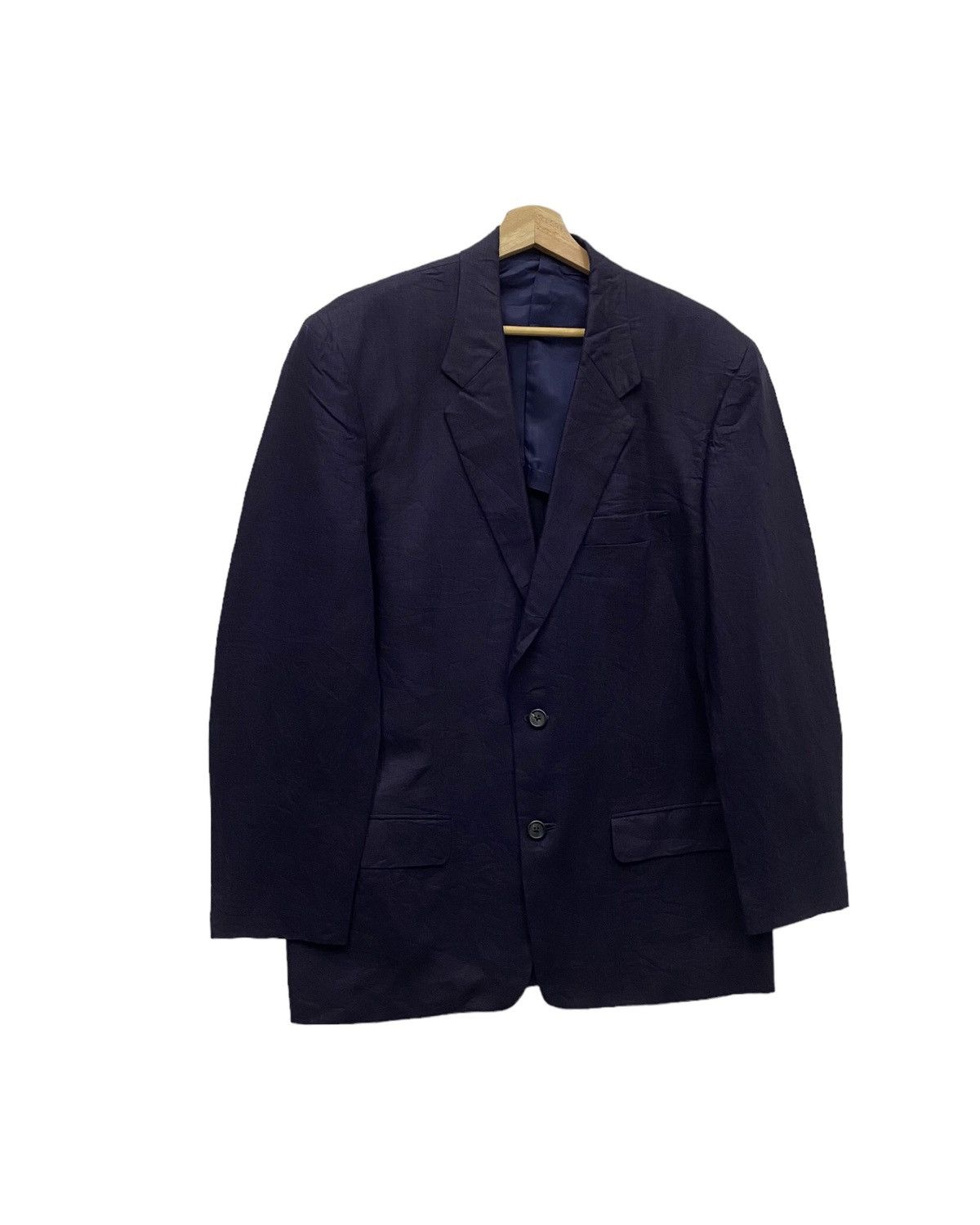 Y's × Y's for Men × Yohji Yamamoto 🔥RARE LQ YS FOR MEN DARK PURPLE BLAZER JACKET Size US M / EU 48-50 / 2 - 8 Thumbnail