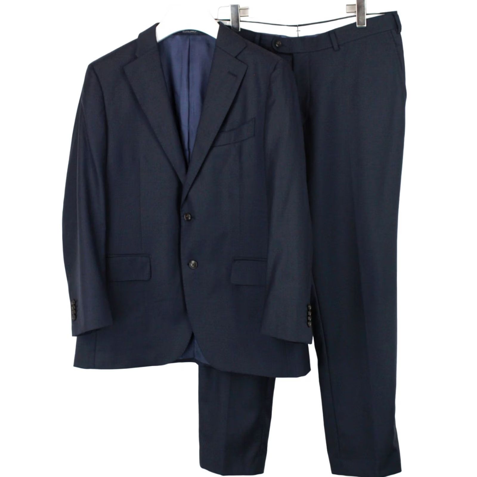 Suitsupply Suitsupply Suit Mens UK 44 / UK 38 La Spalla / Brescia Wool Dark Blue Size 44R - 2 Thumbnail