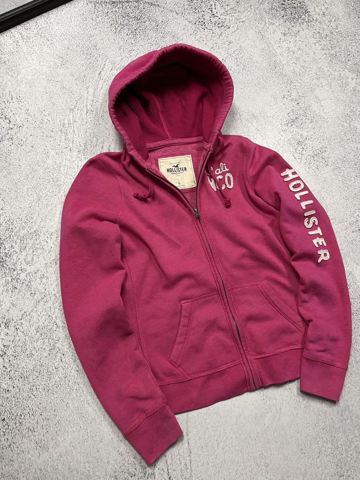 Hollister Y2K Holister Zip Hoodie Jacket Japanese Style Avant Garde Size L / US 10 / IT 46 - 4 Thumbnail