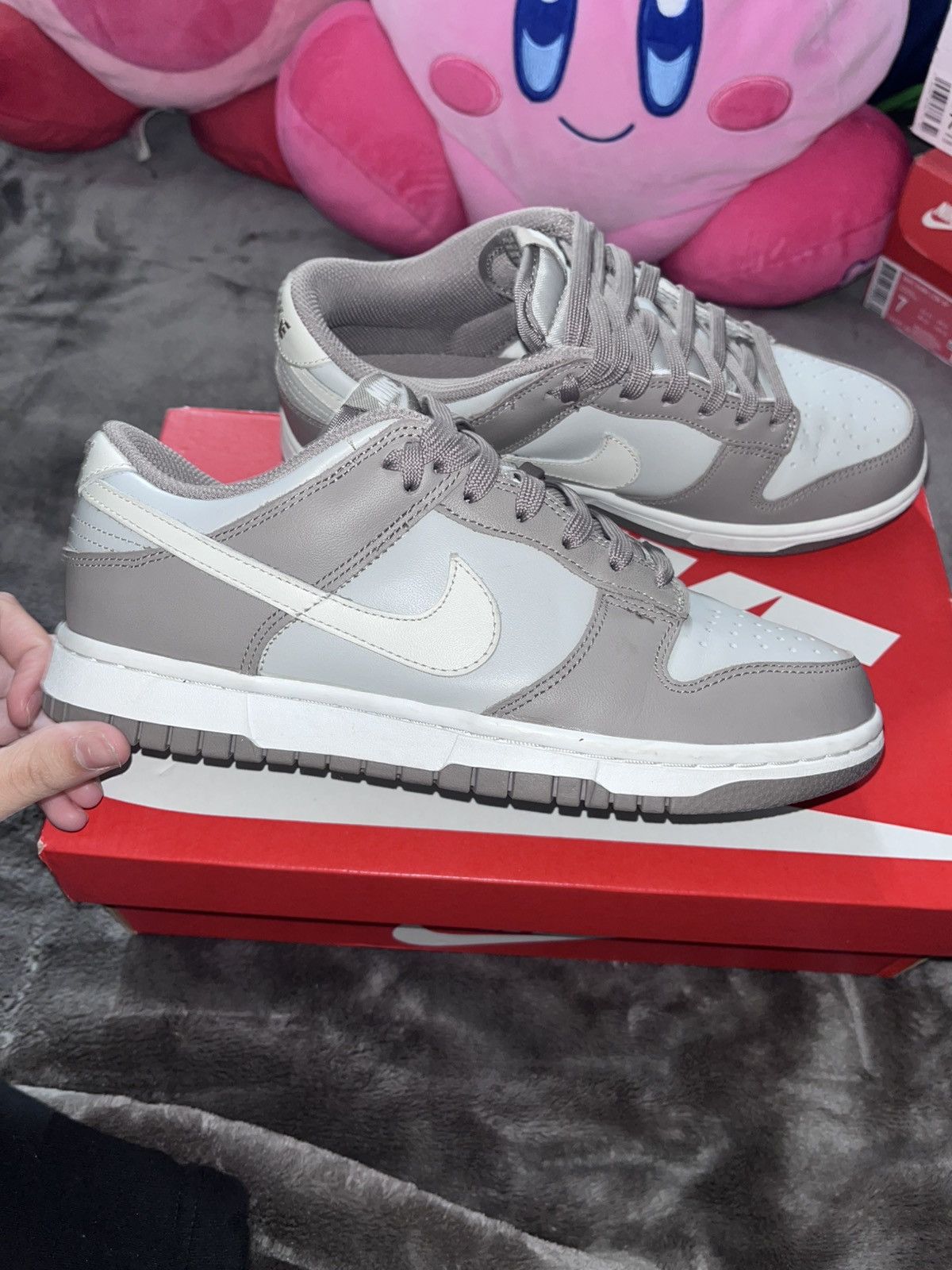 Nike Nike Dunk Low Moon Fossil W8/M6.5 Size US 8 / IT 38 - 1 Thumbnail