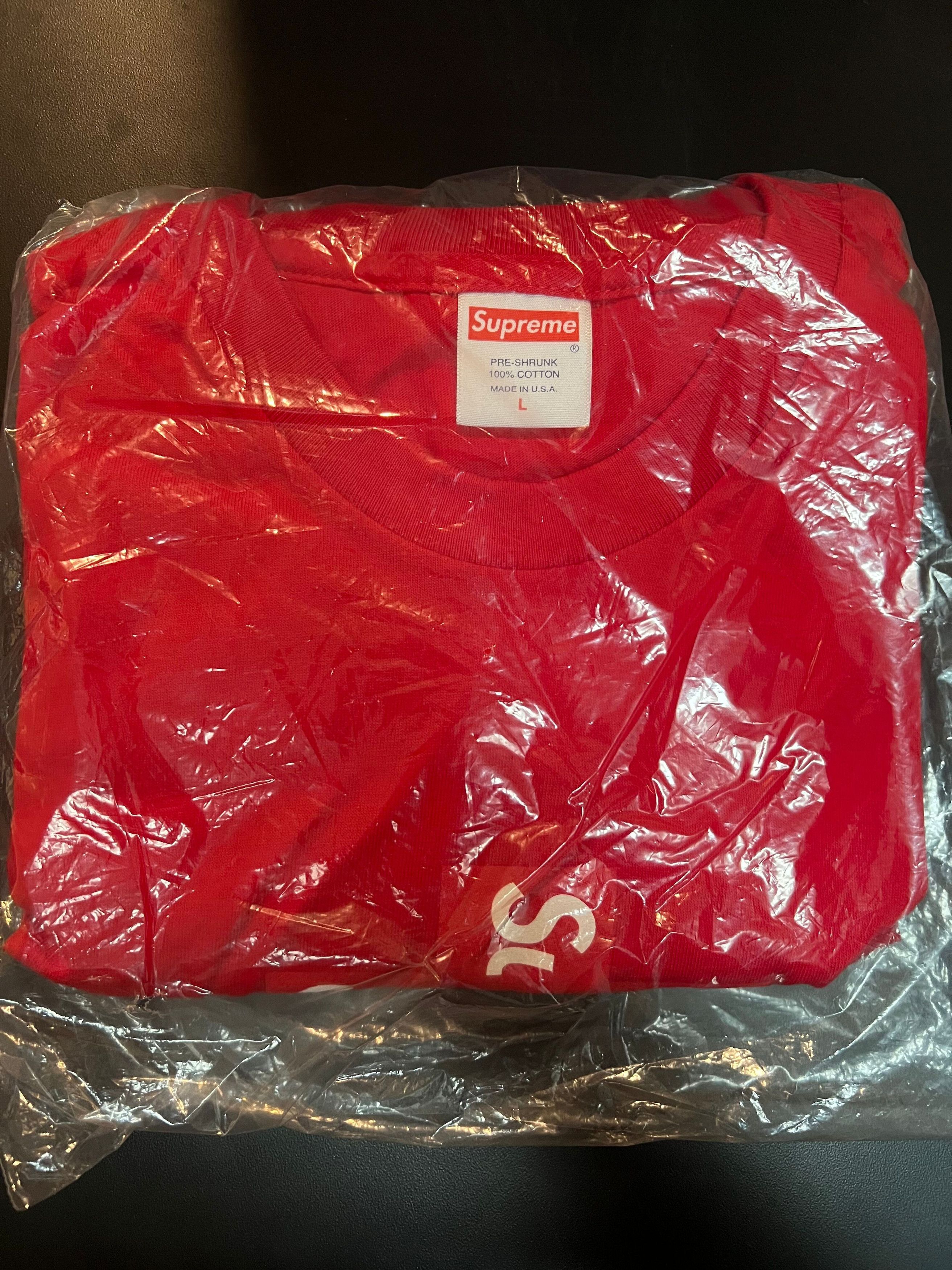 Supreme Supreme Cross Box Logo Tee Size US L / EU 52-54 / 3 - 1 Thumbnail