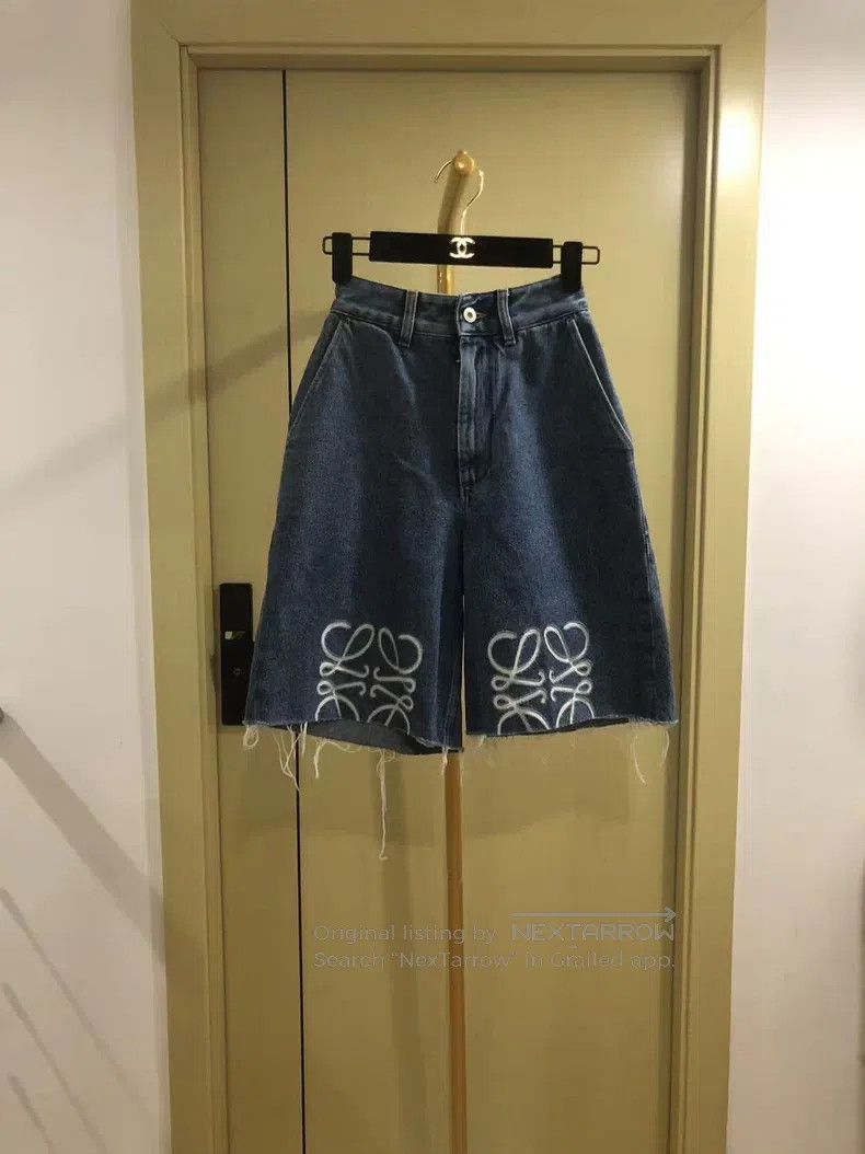 Loewe Loewe size XS Anagram Denim Shorts Size 22" - 1 Thumbnail