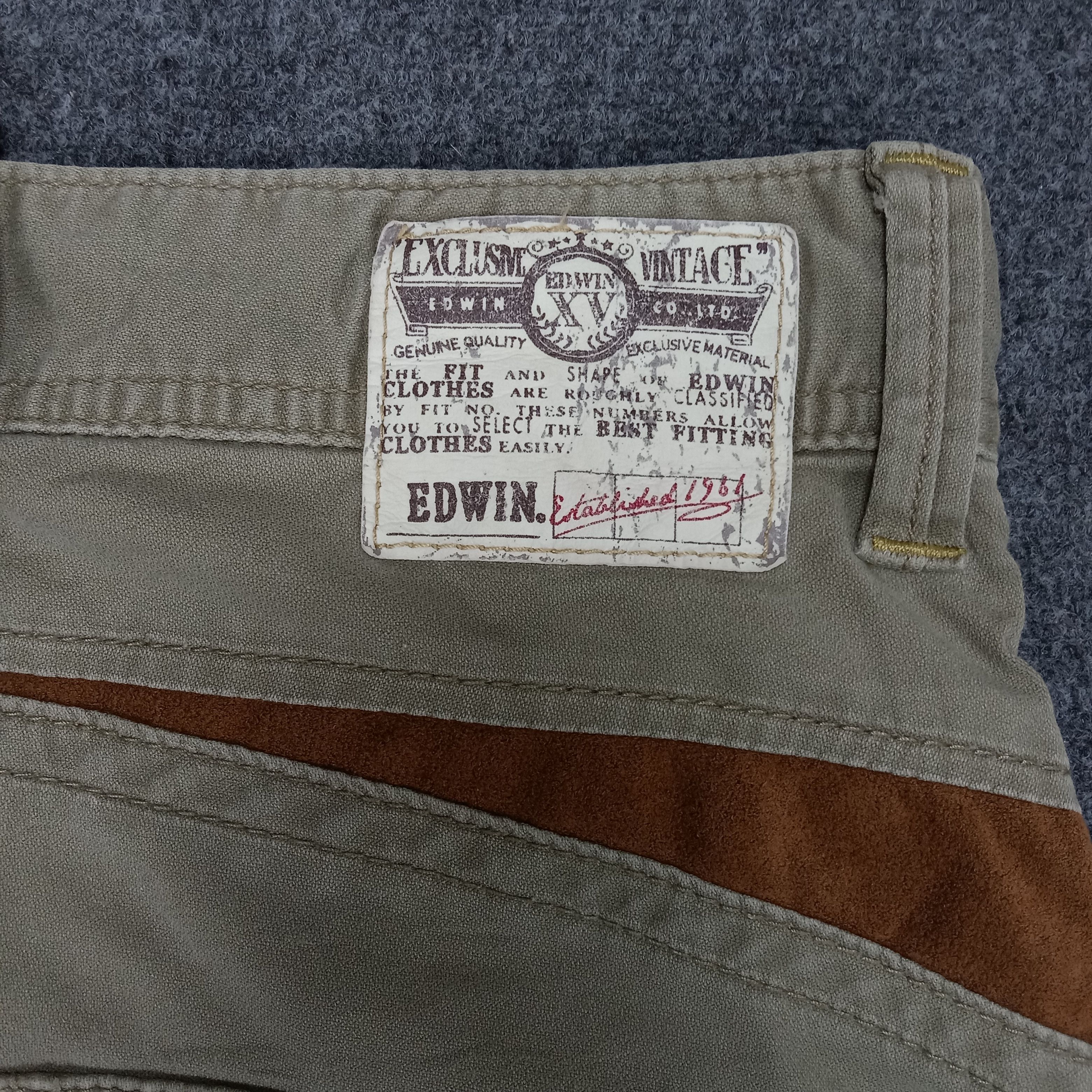 Edwin × Vintage EDWIN Streetwear Japanese Style Cargo Pants Size US 32 / EU 48 - 8 Thumbnail