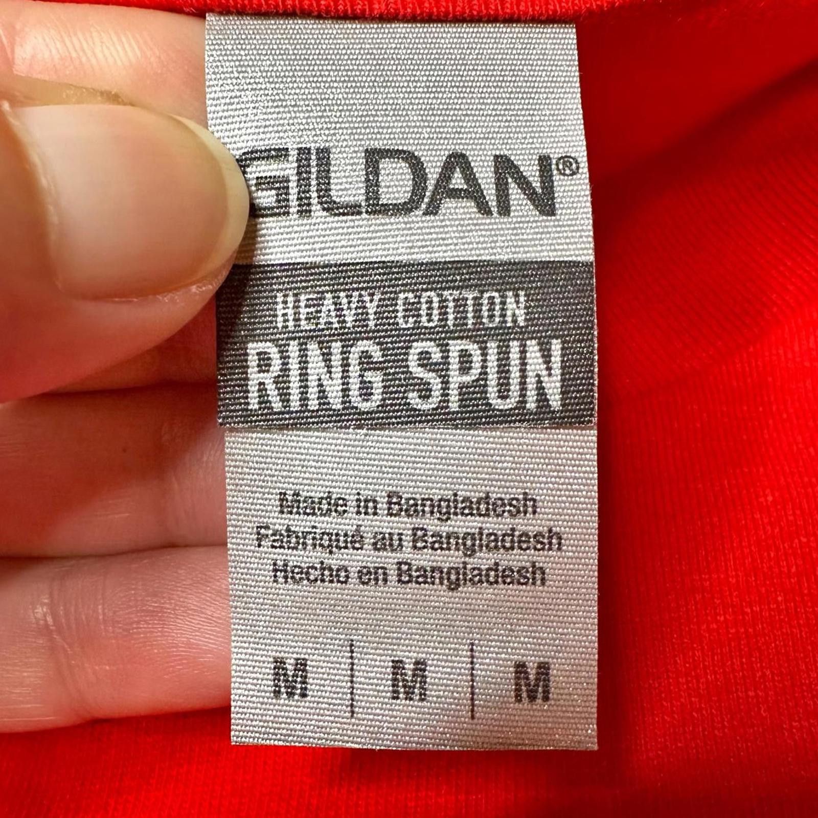 Gildan NEW Savage Drip Embroidered Red Graphic T-Shirt Men’s M Size US M / EU 48-50 / 2 - 5 Thumbnail