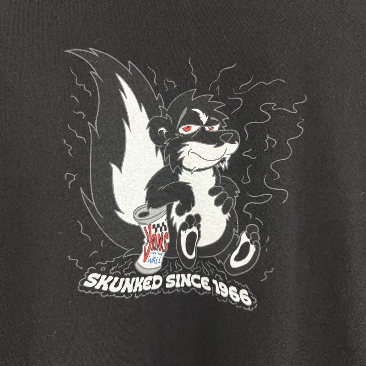Vans VANS Black Skunked Since 1966 Skater Long Sleeve Tee Size US XXL / EU 58 / 5 - 4 Thumbnail
