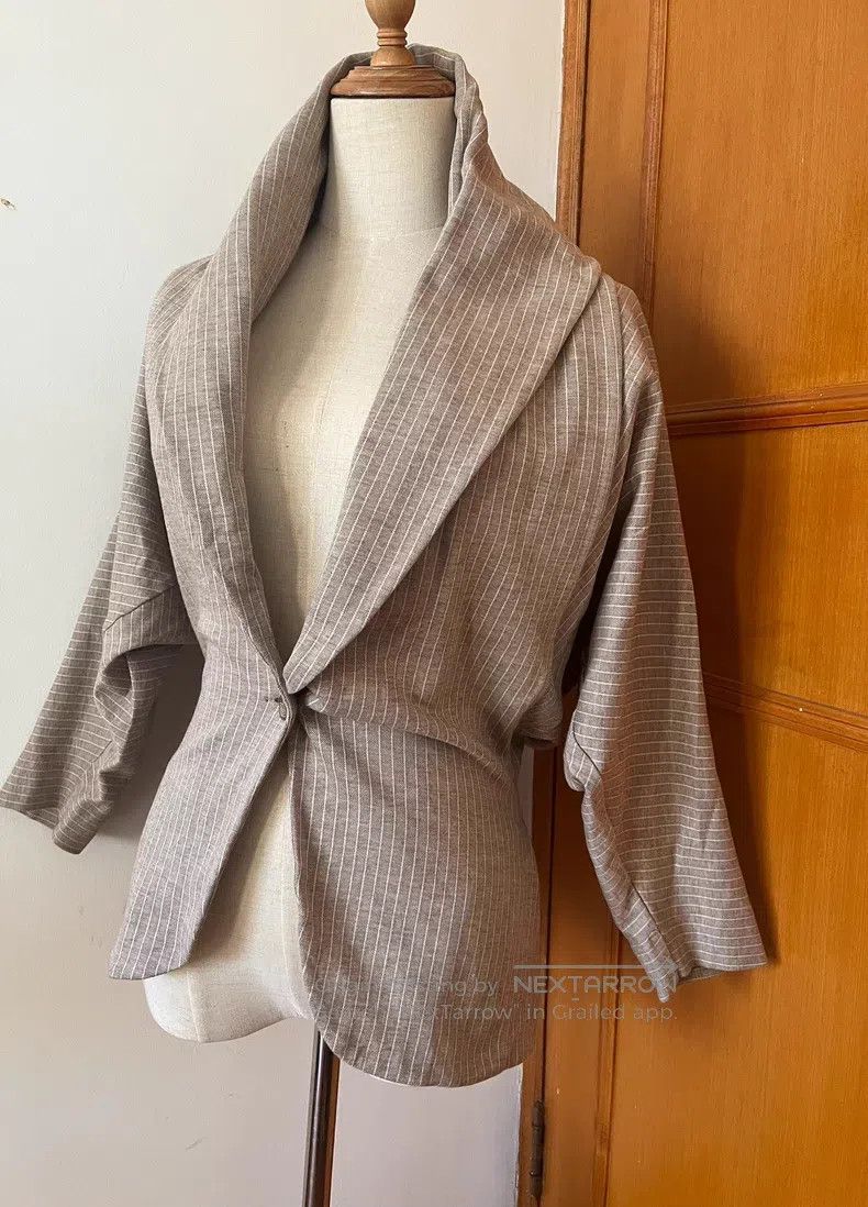Vivienne Westwood Vivienne Westwood Grey Striped Short Jacket Size S / US 4 / IT 40 - 2 Thumbnail