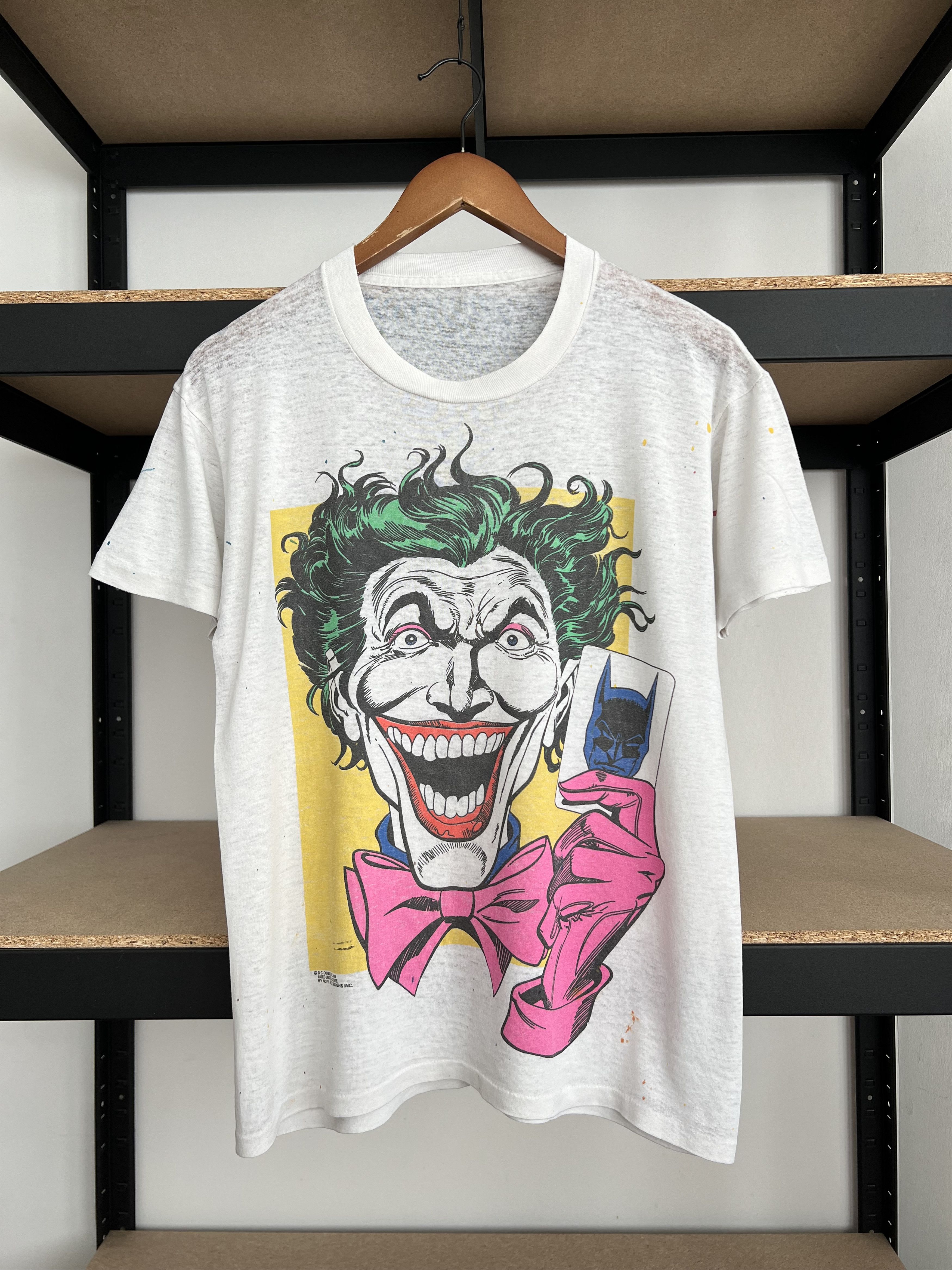 DC Comics Vintage 1989 Joker Batman DC Comics White T-shirt Size US M / EU 48-50 / 2 - 1 Thumbnail