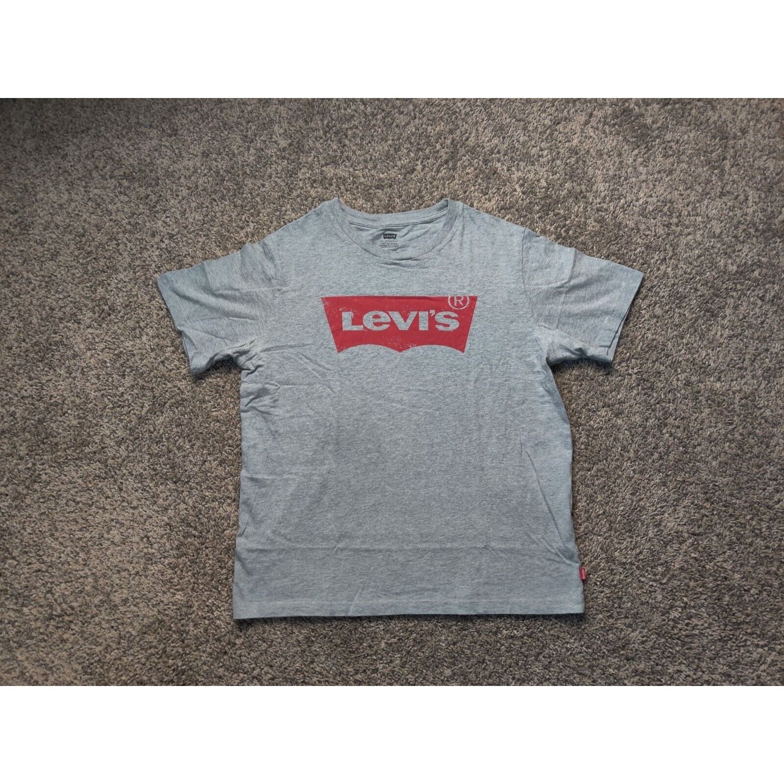 Levi's Levi's Shirt Adult Mens Small Gray Red Spell Out Size US S / EU 44-46 / 1 - 1 Thumbnail