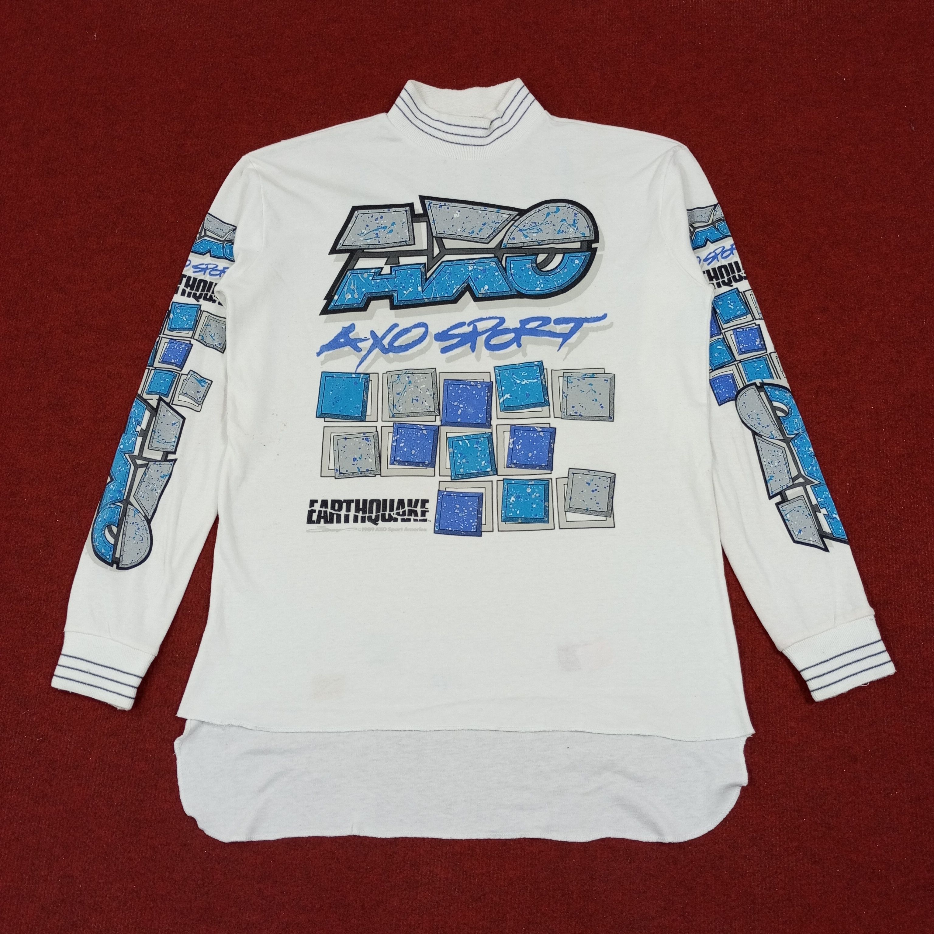 Vintage Axo Sport Earthquake Extreme Sports Motocross Vintage Tshirt Size US L / EU 52-54 / 3 - 1 Thumbnail