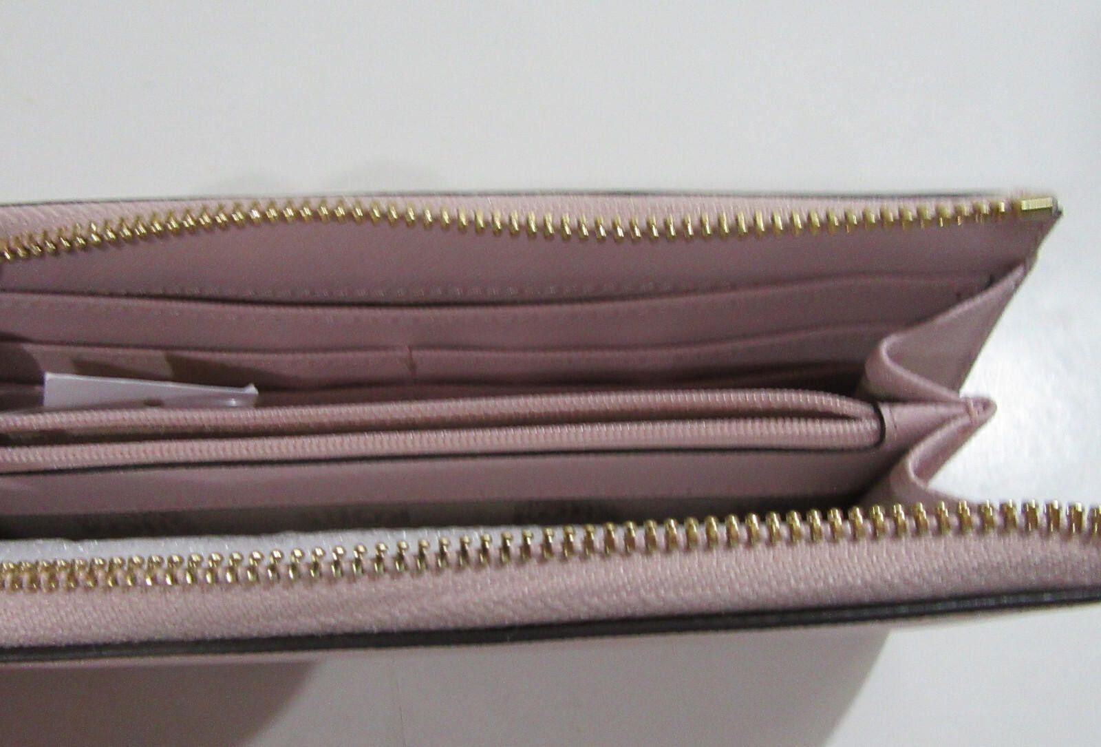 Michael Kors Michael Kors Large Three Quarter Zip Leather Wallet Size ONE SIZE - 6 Thumbnail