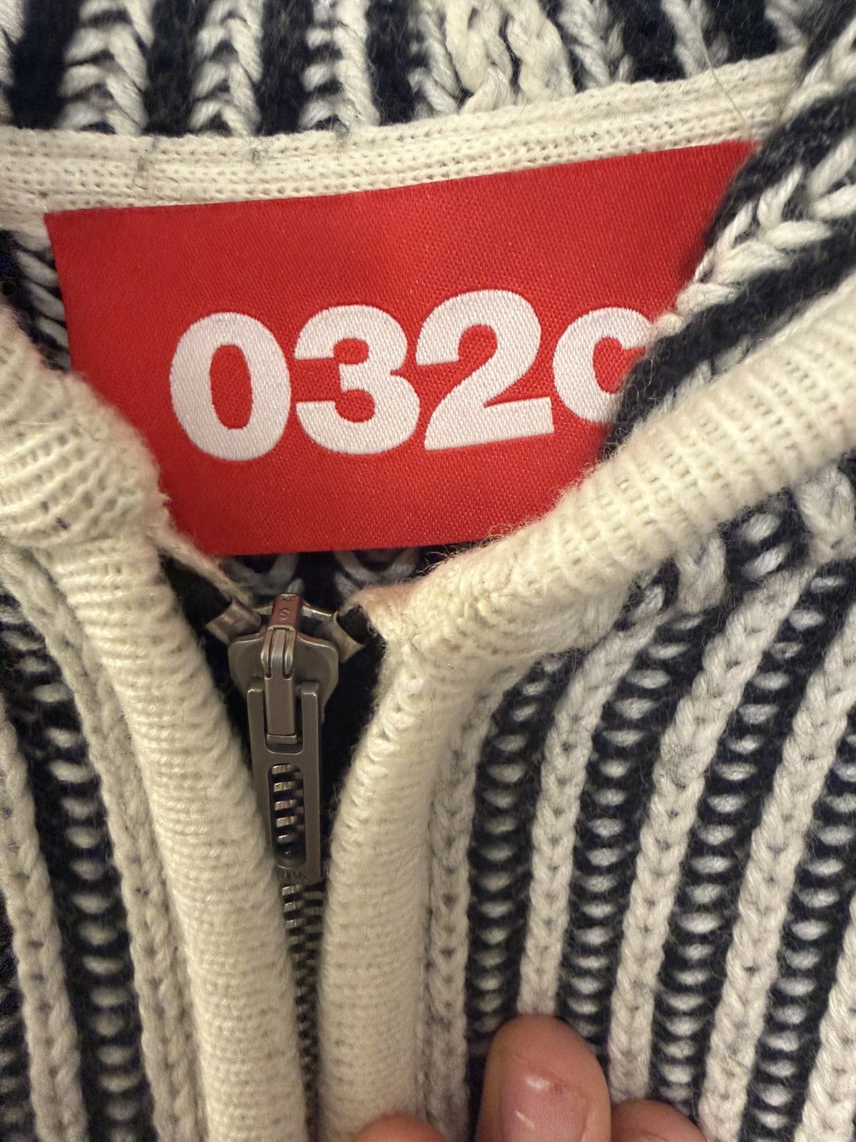 Other o32c Striped Zip-Up Sweater Size US S / EU 44-46 / 1 - 3 Thumbnail