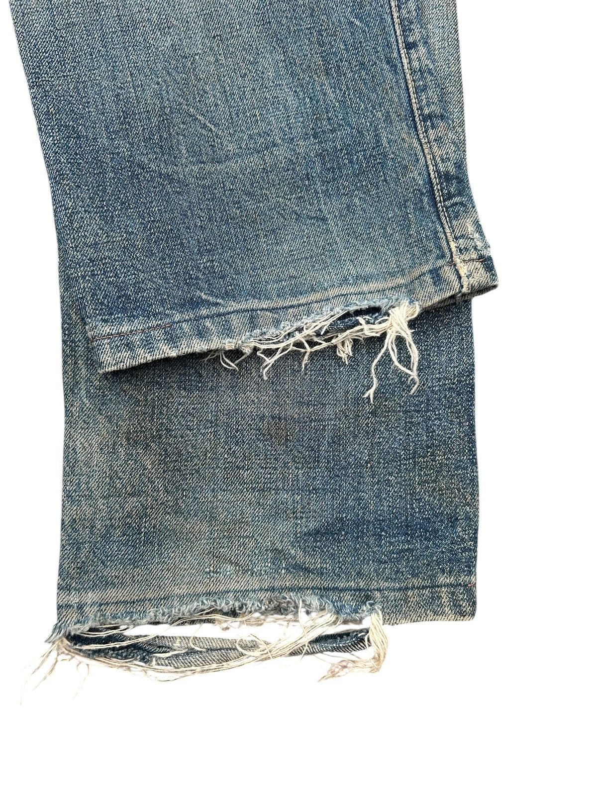 Kapital Thrashed Vintage Hysteric Glamour Selvedge Dirty Denim Jeans Size US 30 / EU 46 - 17 Thumbnail