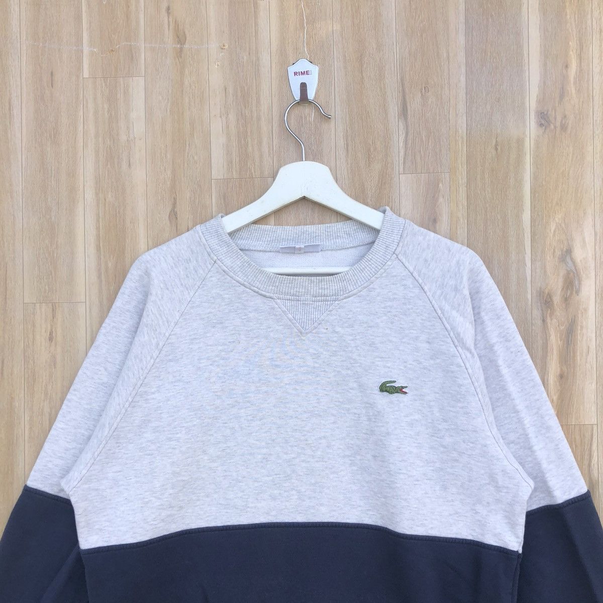 Vintage Lacoste Colour BlockCrewneck Pullover Sweatshirt