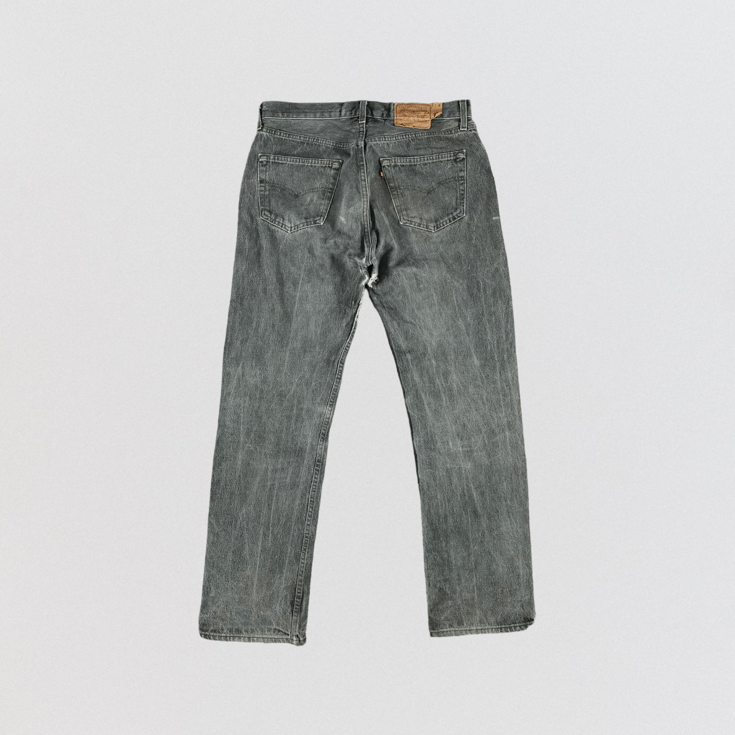 Levi's × Vintage 90s Vintage Faded Black Levis 501 Jeans-JM2104 Size US 35 - 2 Thumbnail