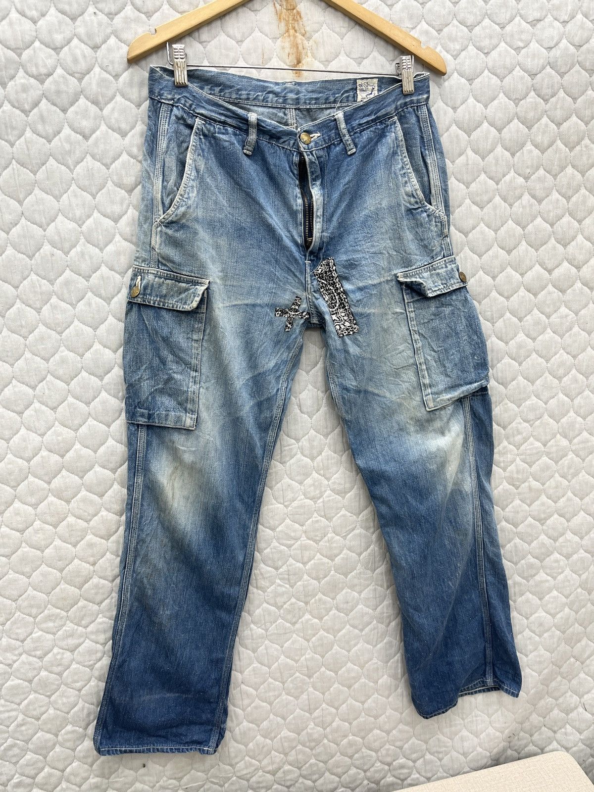 Orslow 🔥🔥🔥ARCHIVE ORSLOW DENIM CARGO Size US 31 - 2 Thumbnail