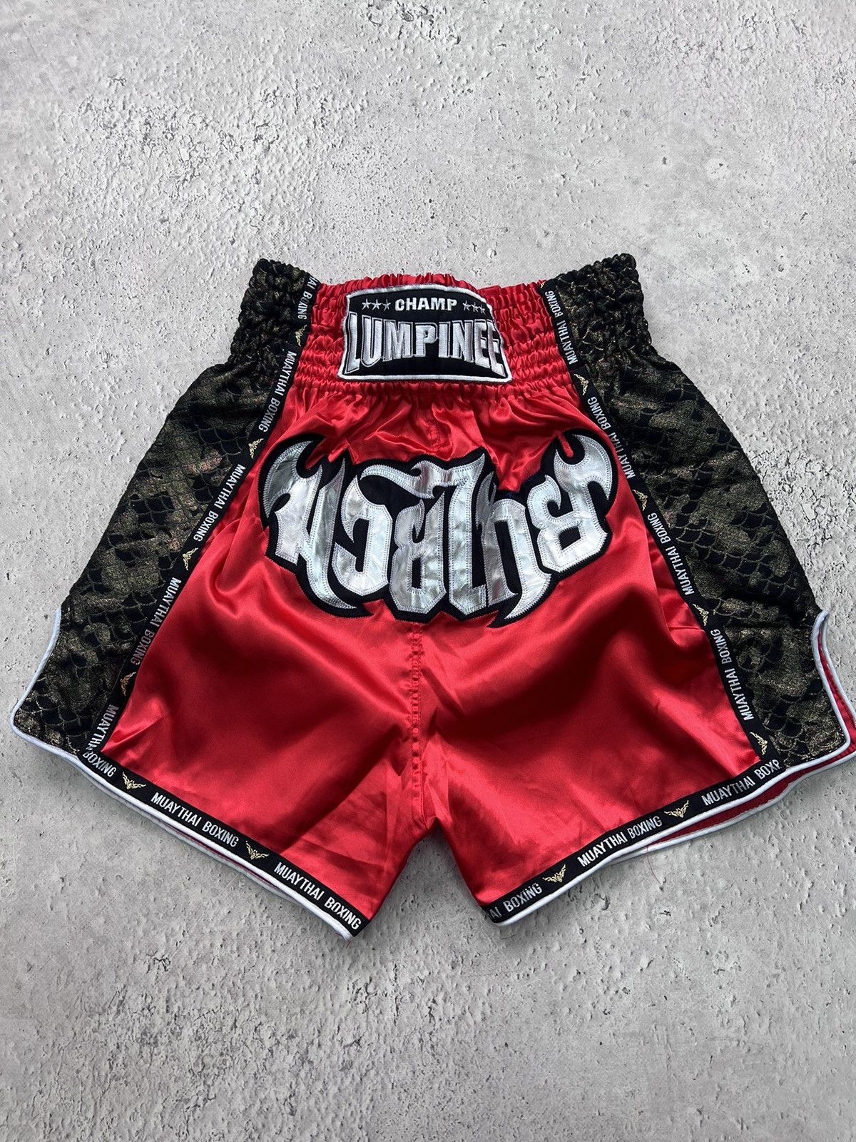 Japanese Brand × Vintage Muay Thai Boxing Short Pants Lumpinee Hype Rare Size US 32 / EU 48 - 1 Thumbnail