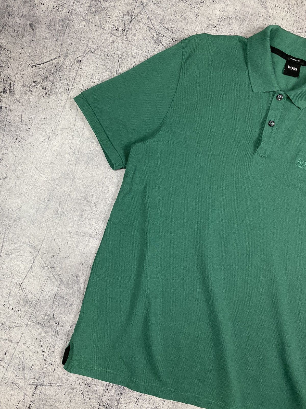 Hugo Boss Hugo Boss Basic Luxury Polo T Shirt Size US L / EU 52-54 / 3 - 3 Thumbnail