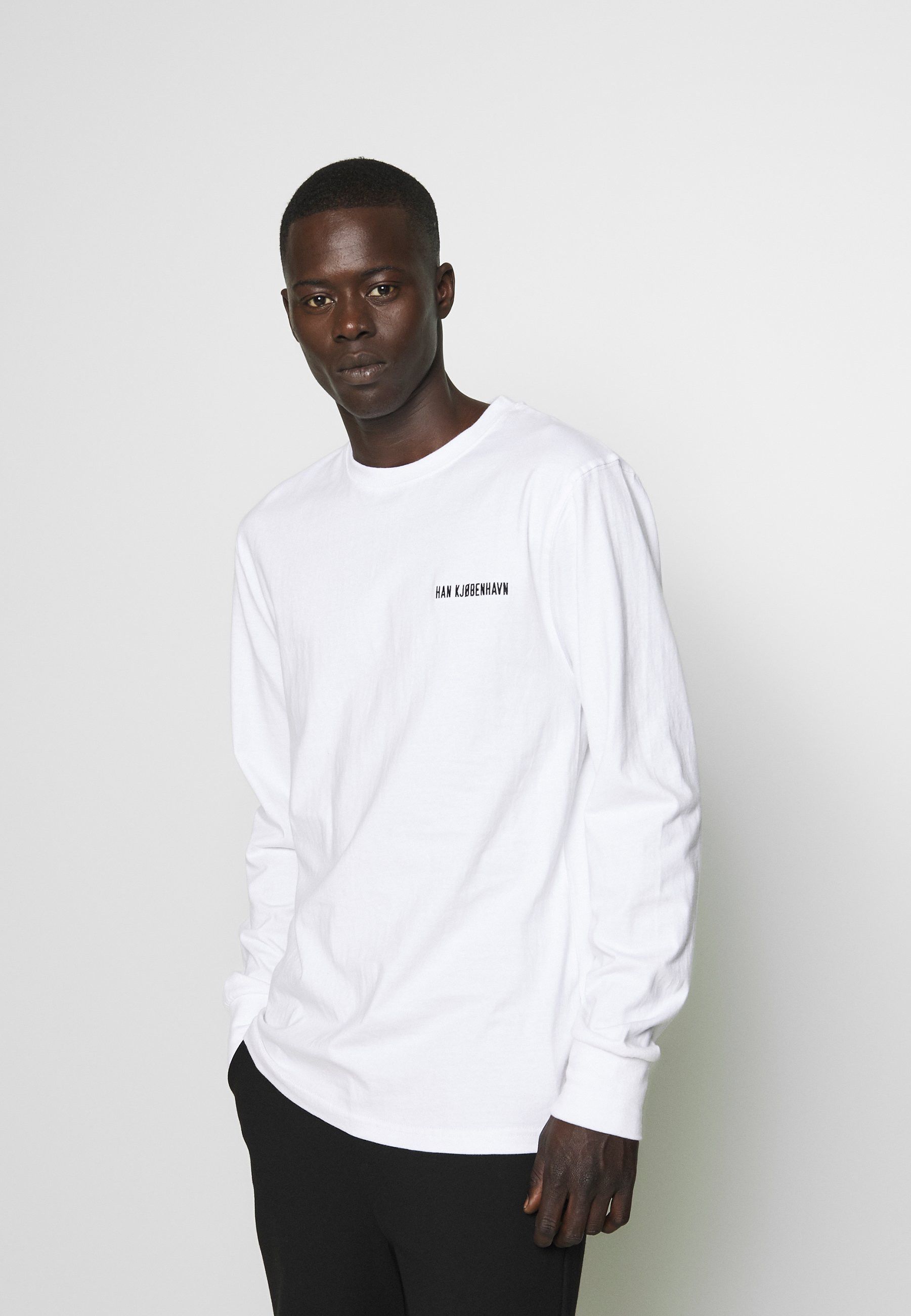 Han Kjobenhavn Han Kjobenhavn Copenhagen Logo Long Sleeve T-shirt Size US XL / EU 56 / 4 - 1 Thumbnail