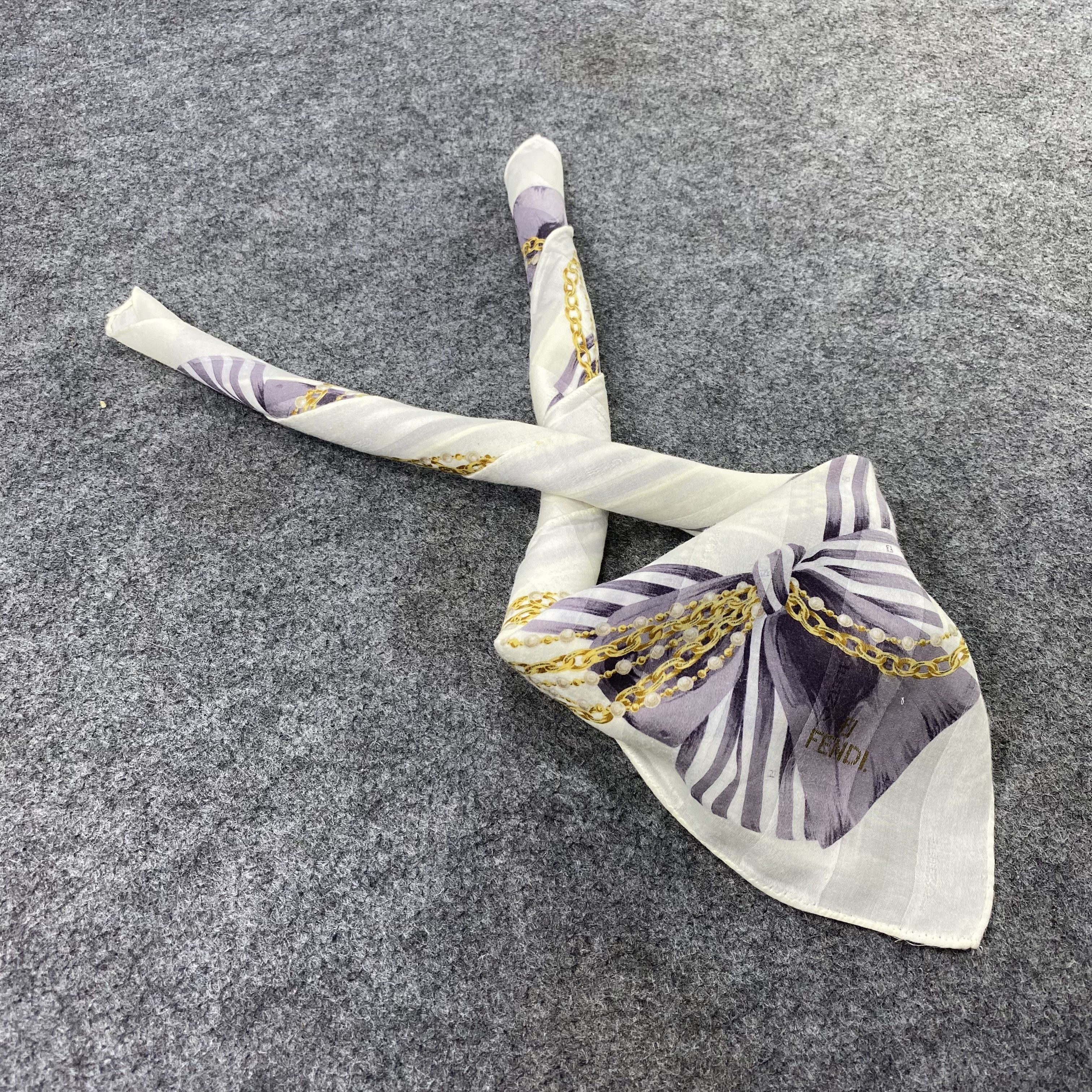 Fendi Fendi Handkerchief Neckerchief Bandana-B1781 Size ONE SIZE - 1 Thumbnail