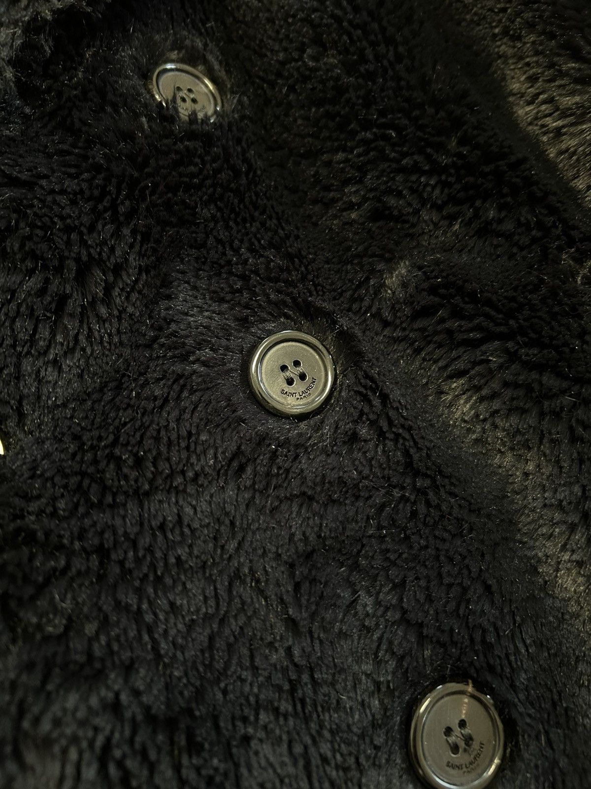Saint Laurent Paris Fall/Winter 2019 Double-Breasted Fur Coat Size US S / EU 44-46 / 1 - 5 Thumbnail