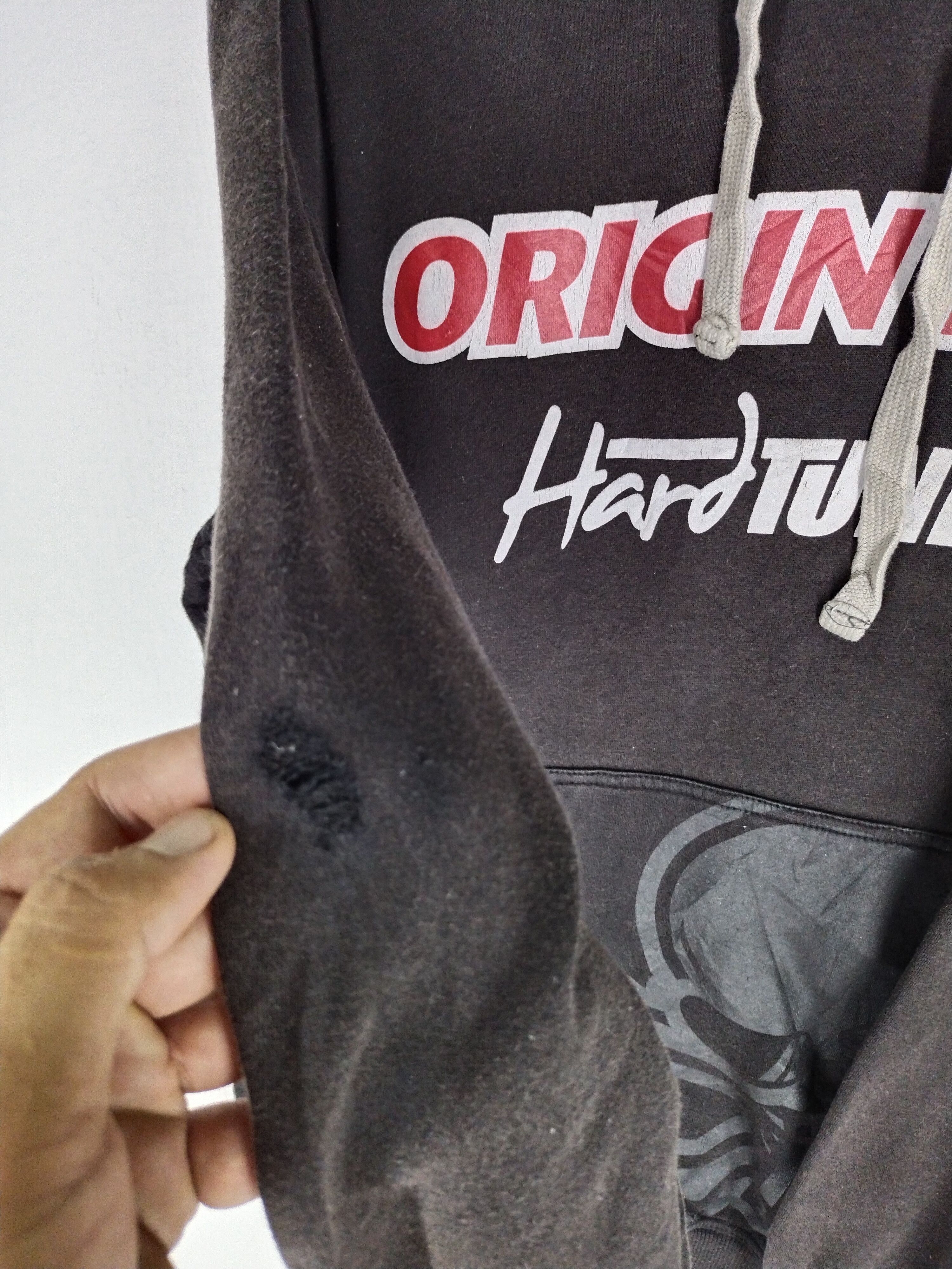 Japanese Brand 🔥 Vtg Origin Labo X Hardtuned Big Print Skull Hoodie Size US L / EU 52-54 / 3 - 5 Thumbnail