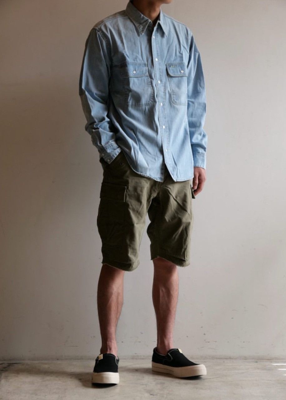 Visvim Visvim 20ss Handyman Shirt Dmgd（C/SI） Size US S / EU 44-46 / 1 - 12 Thumbnail