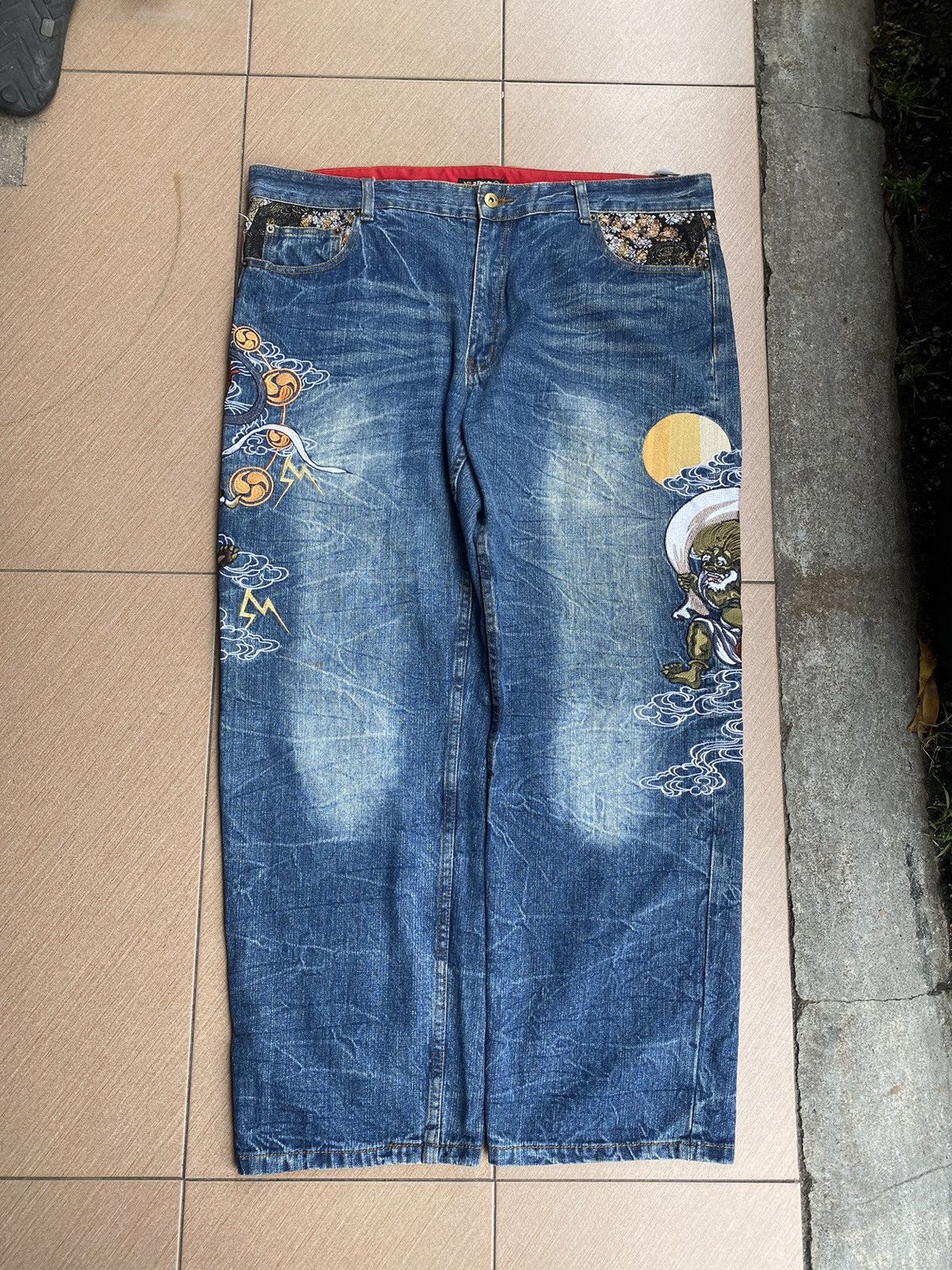 Japanese Brand SUKAJAN EMBROIDORY Size US 42 / EU 58 - 1 Thumbnail