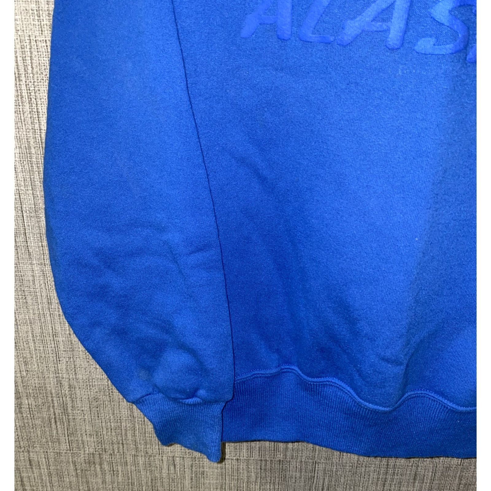 Hanes VINTAGE Hanes Activewear Sweatshirt Alaska Fleece Lined Blue Size XL Mens Size US XL / EU 56 / 4 - 3 Thumbnail