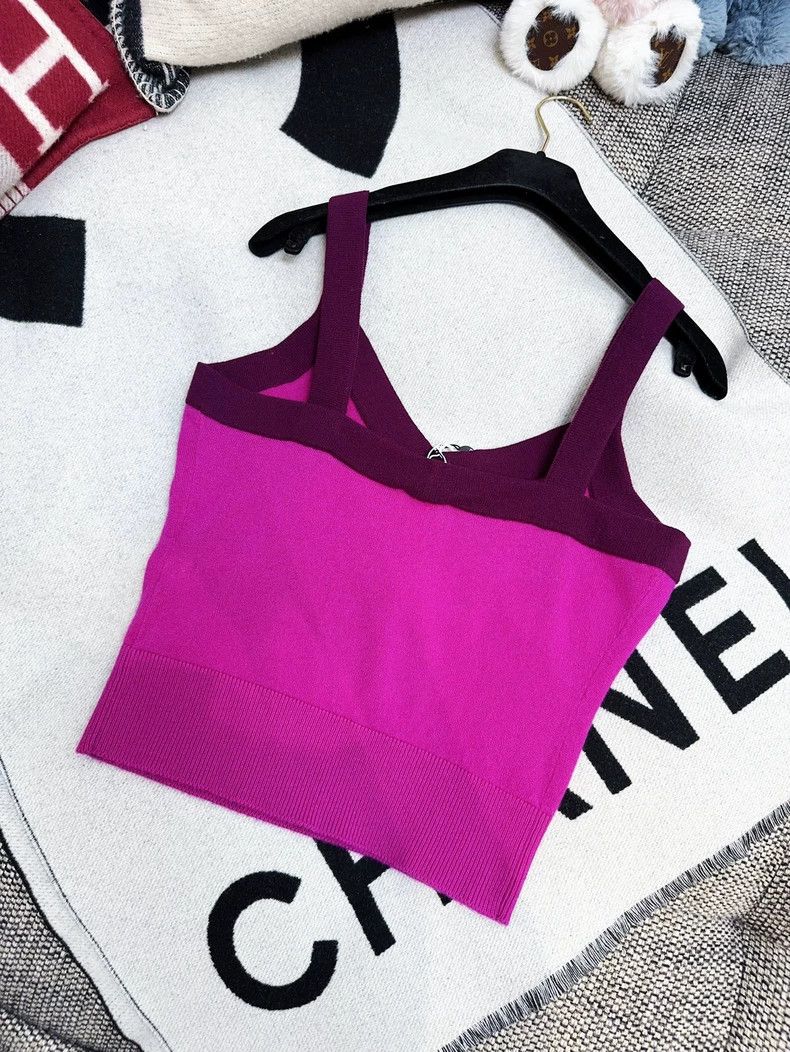 Chanel Chanel 20A Kangpeng Street Show Purple Cashmere Suspender Size XS / US 0-2 / IT 36-38 - 6 Thumbnail