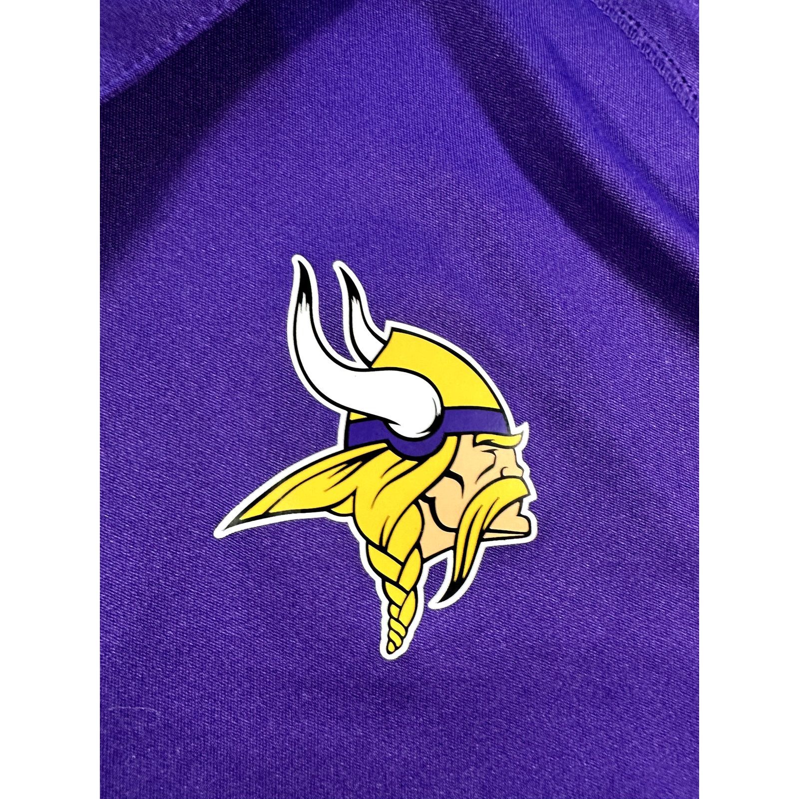 Majestic Minnesota Vikings Mens Large Majestic CoolBase Polo Shirt Size US L / EU 52-54 / 3 - 3 Thumbnail