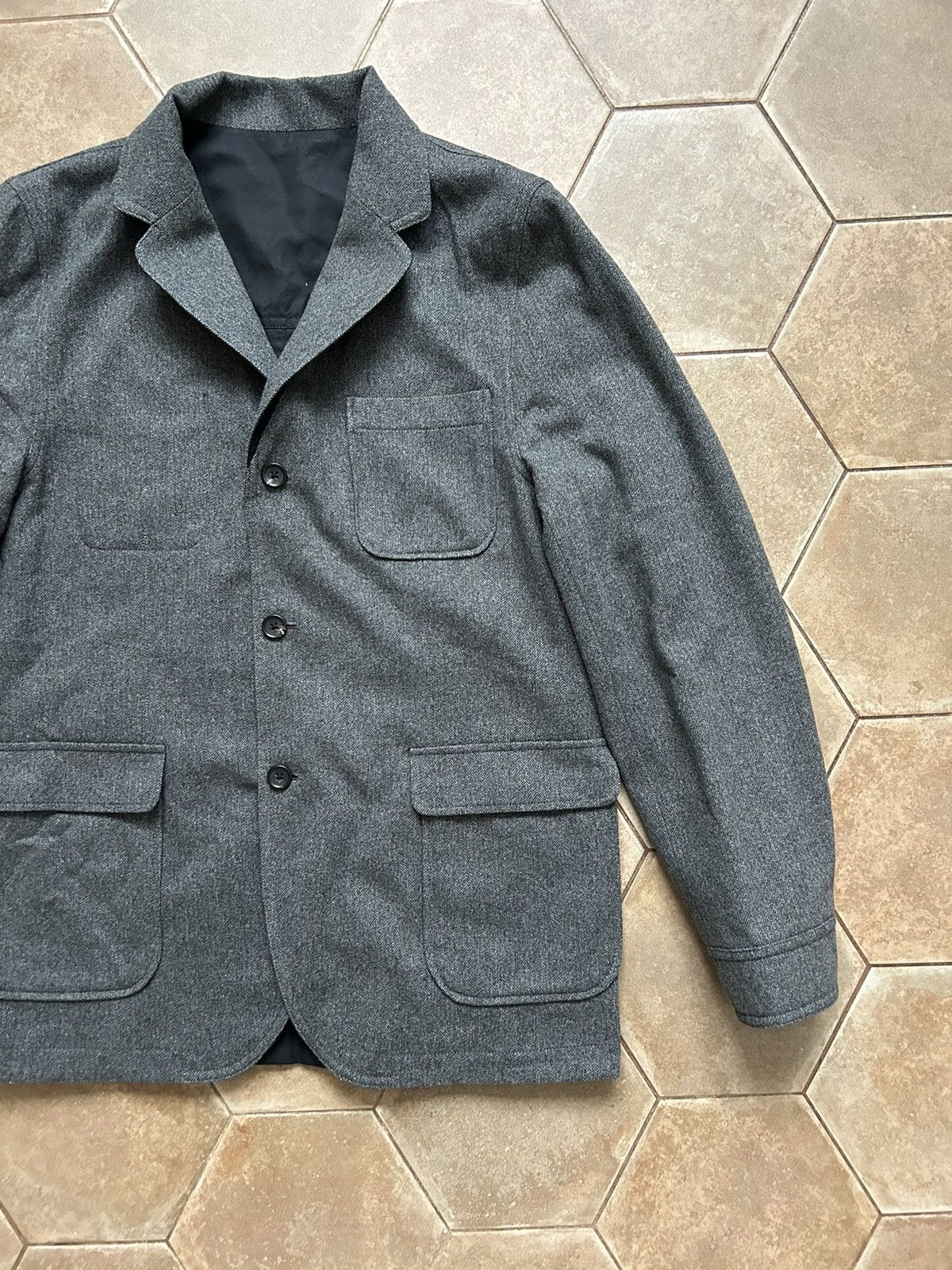 Alfred Dunhill × Designer DUNHILL Cashmere Silk WOOL Made In Japan Blazer Jacket Size US L / EU 52-54 / 3 - 3 Thumbnail