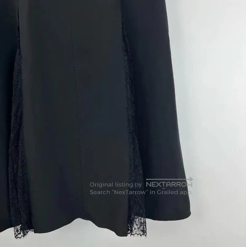 Louis Vuitton Louis Vuitton Black Cotton Midi Skirt for Women . Size 23" - 8 Thumbnail