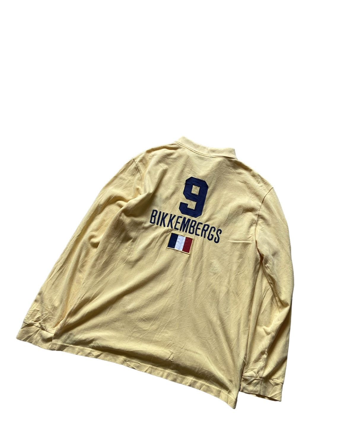 Dirk Bikkembergs Vintage 90’s Dirk Bikkembergs Soccer Long Sleeve Polo Shirt Size US L / EU 52-54 / 3 - 1 Thumbnail