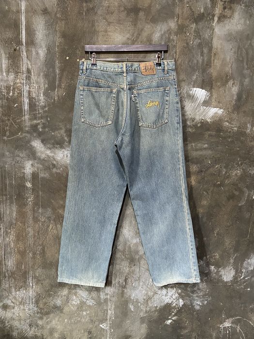 Stussy RARE‼️ Vintage Stussy Baggy Jeans Made In ITALY | Grailed