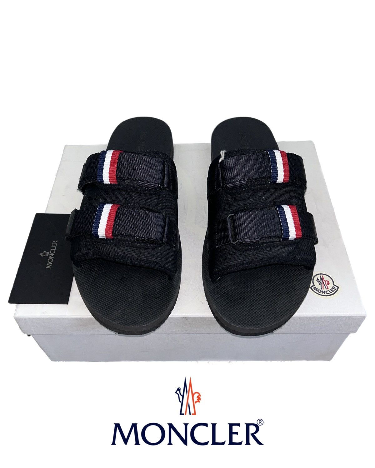 Moncler Moncler Logo Slideworks Sandal Size US 11 / EU 44 - 4 Thumbnail