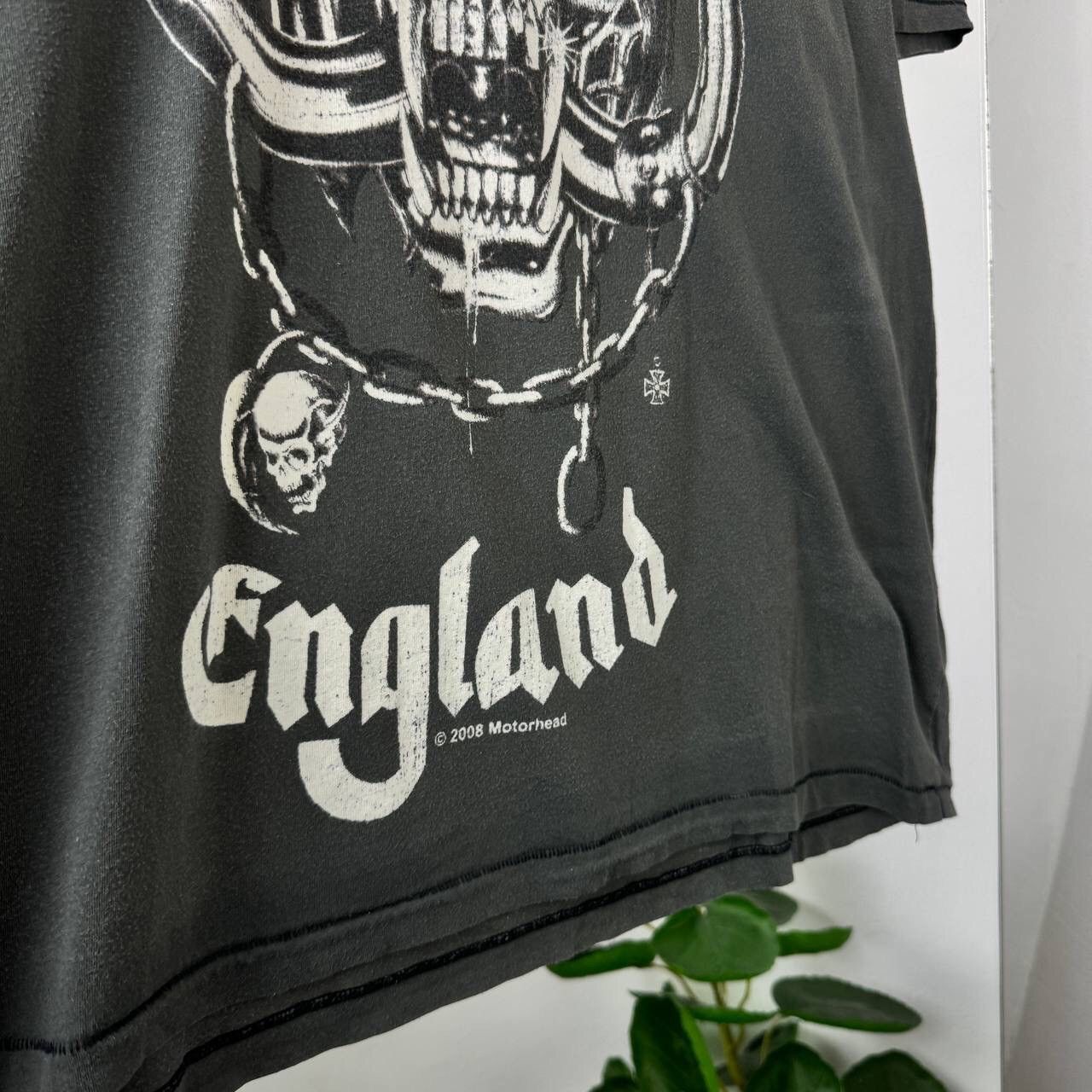 Band Tees Motörhead England T-shirt Vintage 2008 Rock Tee Over Print Size US XL / EU 56 / 4 - 4 Thumbnail