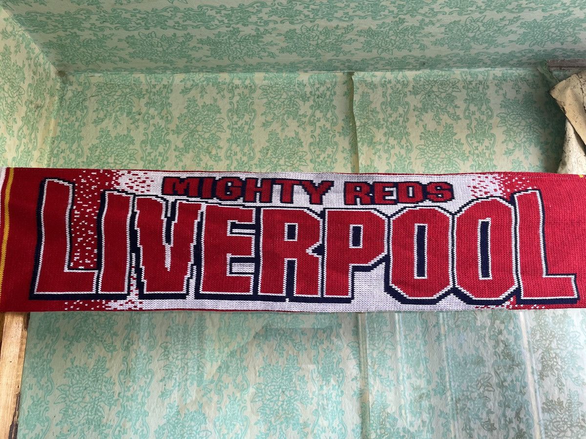Vintage Vintage Liverpool Mighty Reds Walk On Football Soccer Scarf Size ONE SIZE - 6 Thumbnail