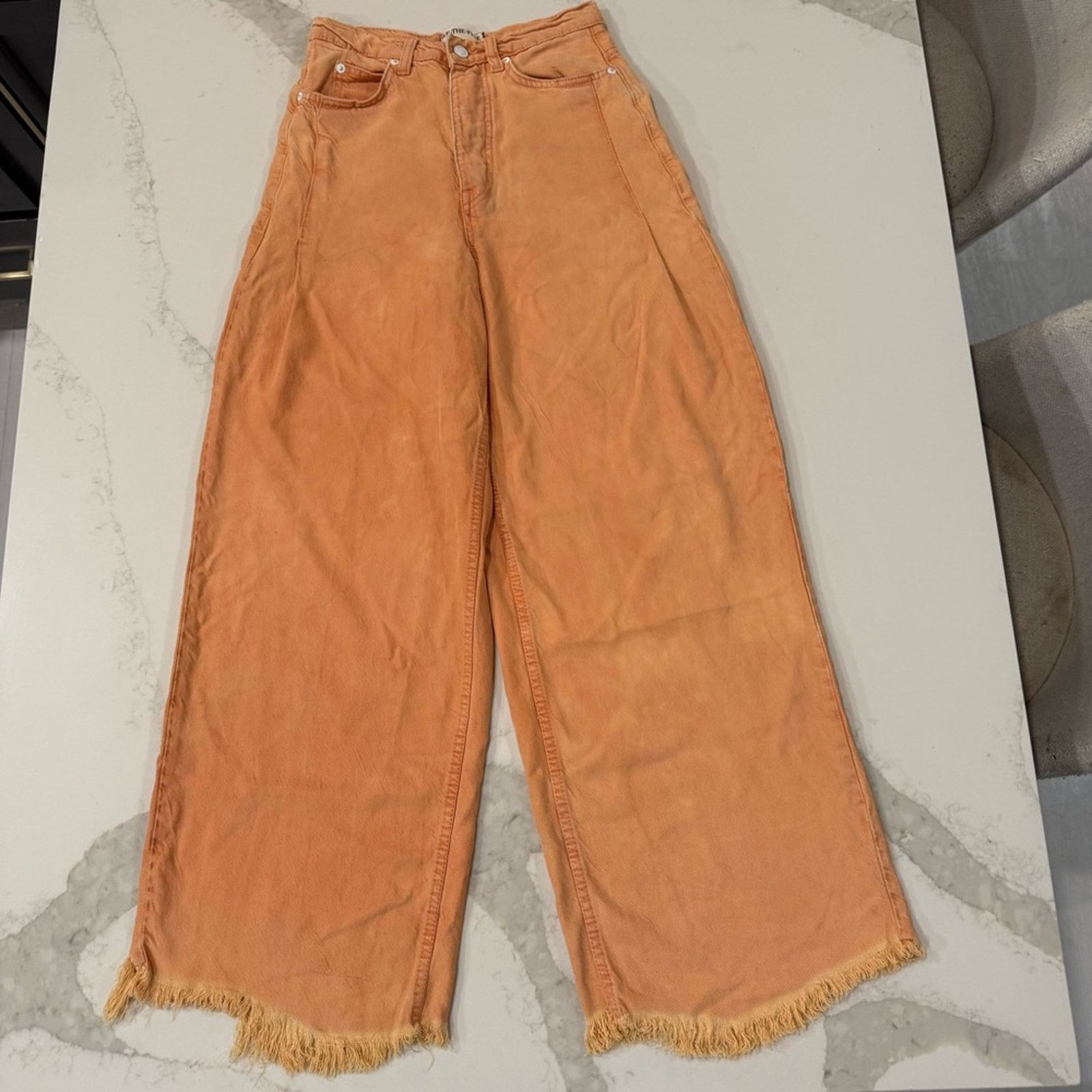 Free People Free People We The Free Old West Slouchy Pants Womens 25 Size 25" / US 0 / IT 36 - 2 Thumbnail